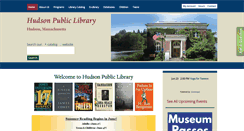 Desktop Screenshot of hudsonpubliclibrary.com