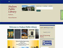 Tablet Screenshot of hudsonpubliclibrary.com